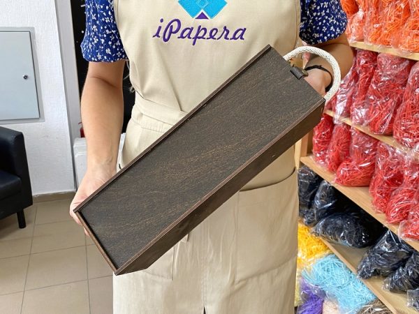 Деревянная коробка для вина