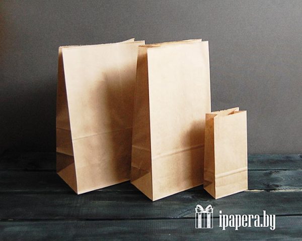 Крафт пакеты без ручек