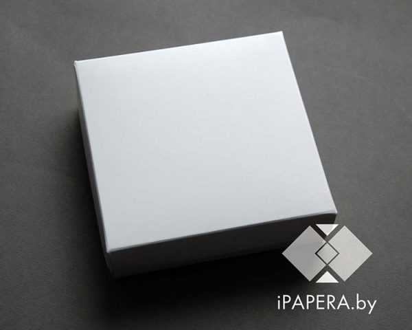 Коробка "Белая" 12*12*4 см (белое дно) — изображение 3