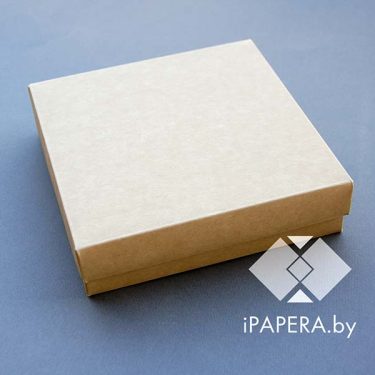 Коробка "Крафт" 15*15*4 см (крафт дно)