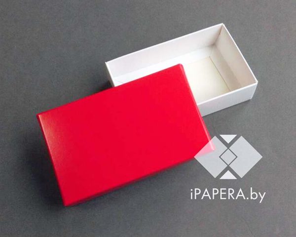 Коробка "Красная" 10*6*2,5 см (белое дно) — изображение 2