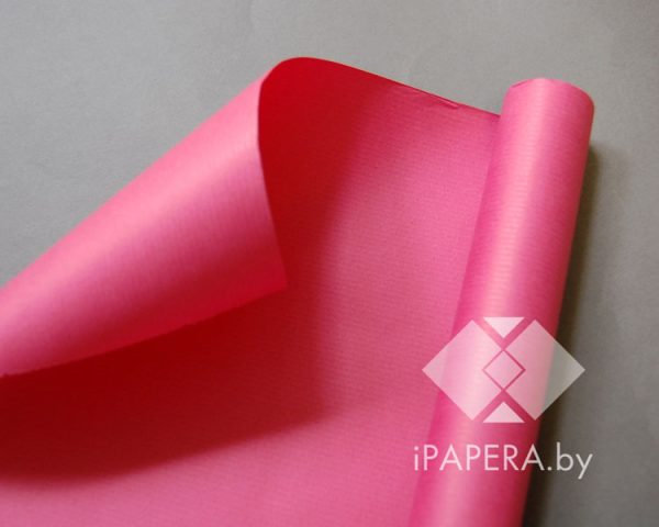 Крафт бумага "Малиновая", 0,7*3 метра, 70г/м2