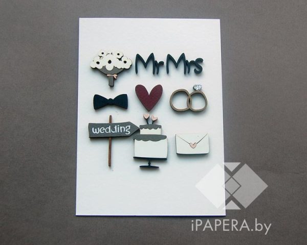 Открытка "Mr Mrs" — изображение 2