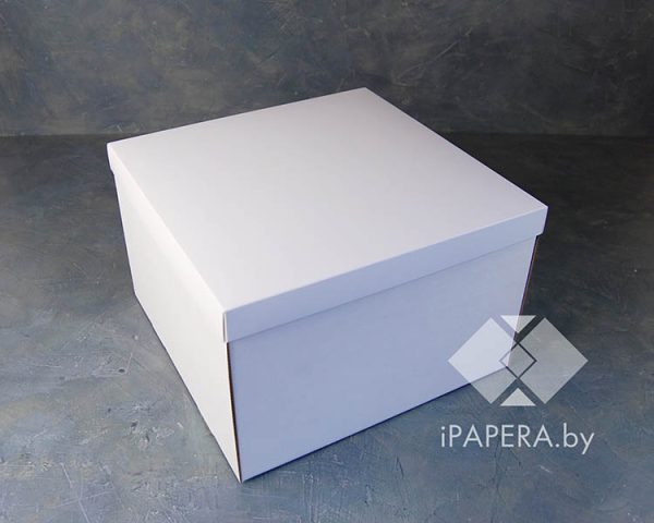 Крафт-коробка "Новогодняя" 35*35*35 см в ассортименте — изображение 5