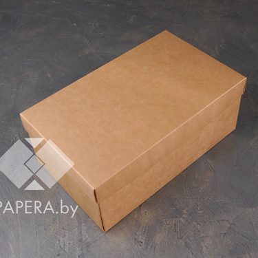 Коробка "Крафт" 25*15*10 см (крафт дно)