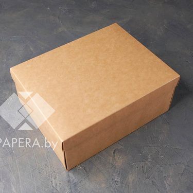 Коробка "Крафт" 21*16,5*9 см (крафт дно)