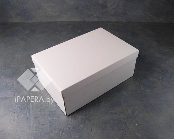 Крафт-коробка "Белая" 35*20*12 см (белое дно)