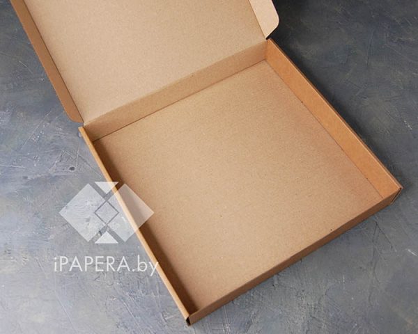 Крафт-коробка 28*28*4 см — изображение 3