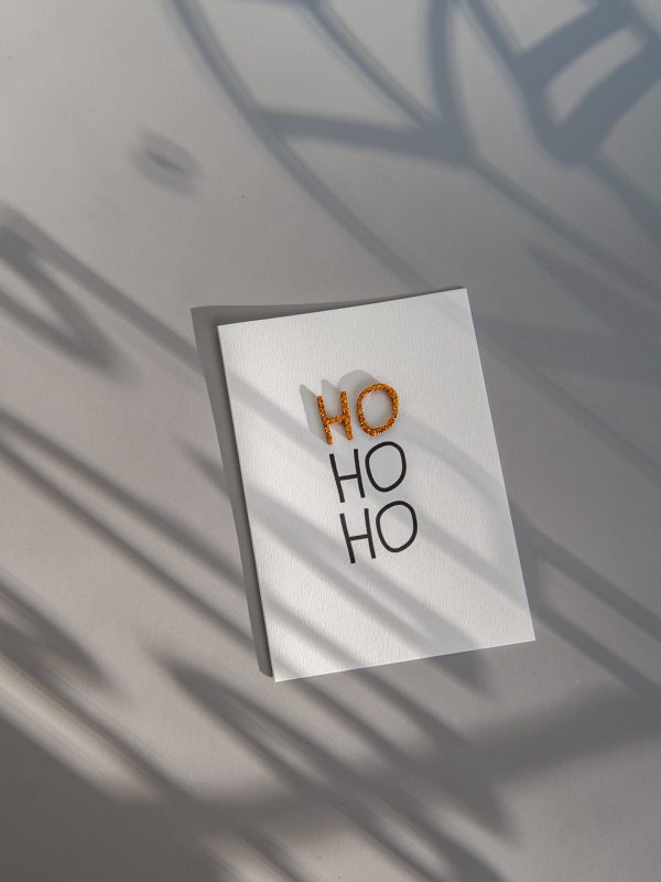 Открытка "HO HO HO"