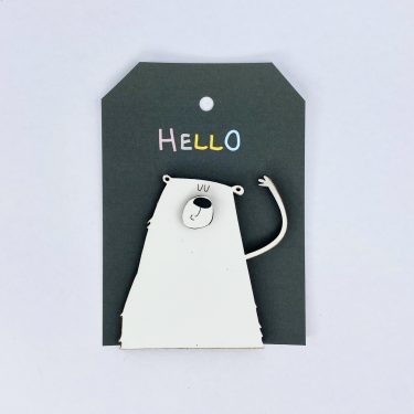 Бирка дизайнерская "HELLO", 1 шт