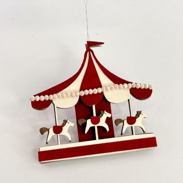 Елочная игрушка "Карусель"