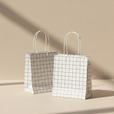 Пакет "Клетка" 13х15х7 см