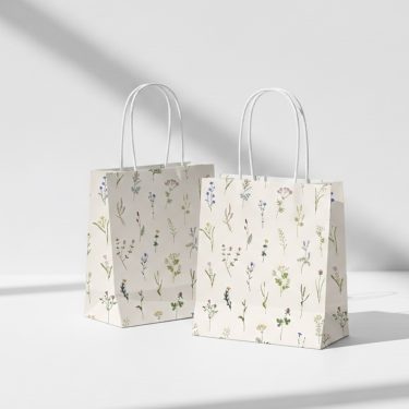 Пакет "Полевые цветы" 13х15х7 см