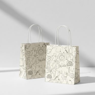 Пакет "Зоопарк" 13х15х7 см