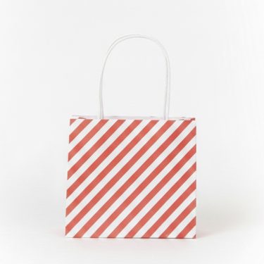Пакет "Красная полоска" 13х15х7 см