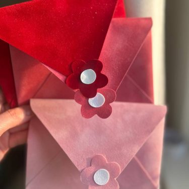 Стикер бархатный "Цветок", 1 шт