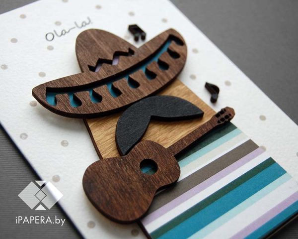 Открытка "Ola-la!" — изображение 2