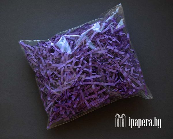 Фиолетовая стружка гофрированная 50 г
